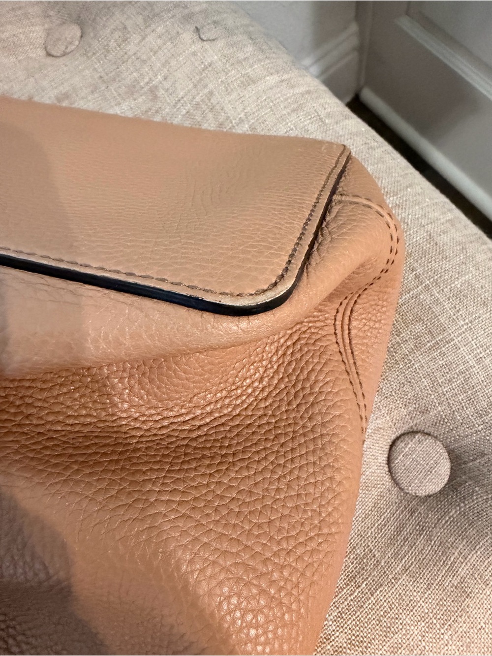 Gucci Tan Leather Soho Tassel Shoulder Bag - Picture 9 of 10